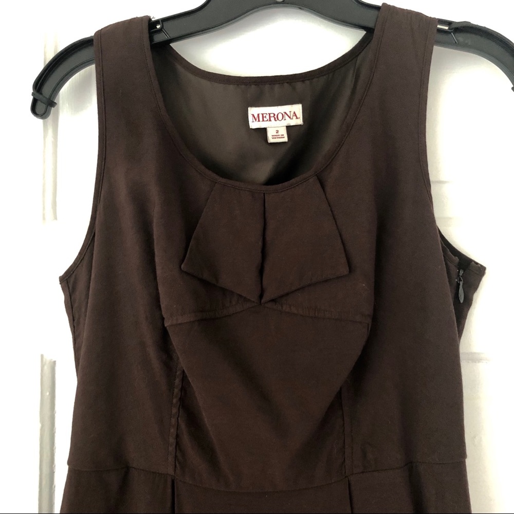 Target Merona Wendy Fudge 2 sleeveless lined dress - Picture 2 of 6